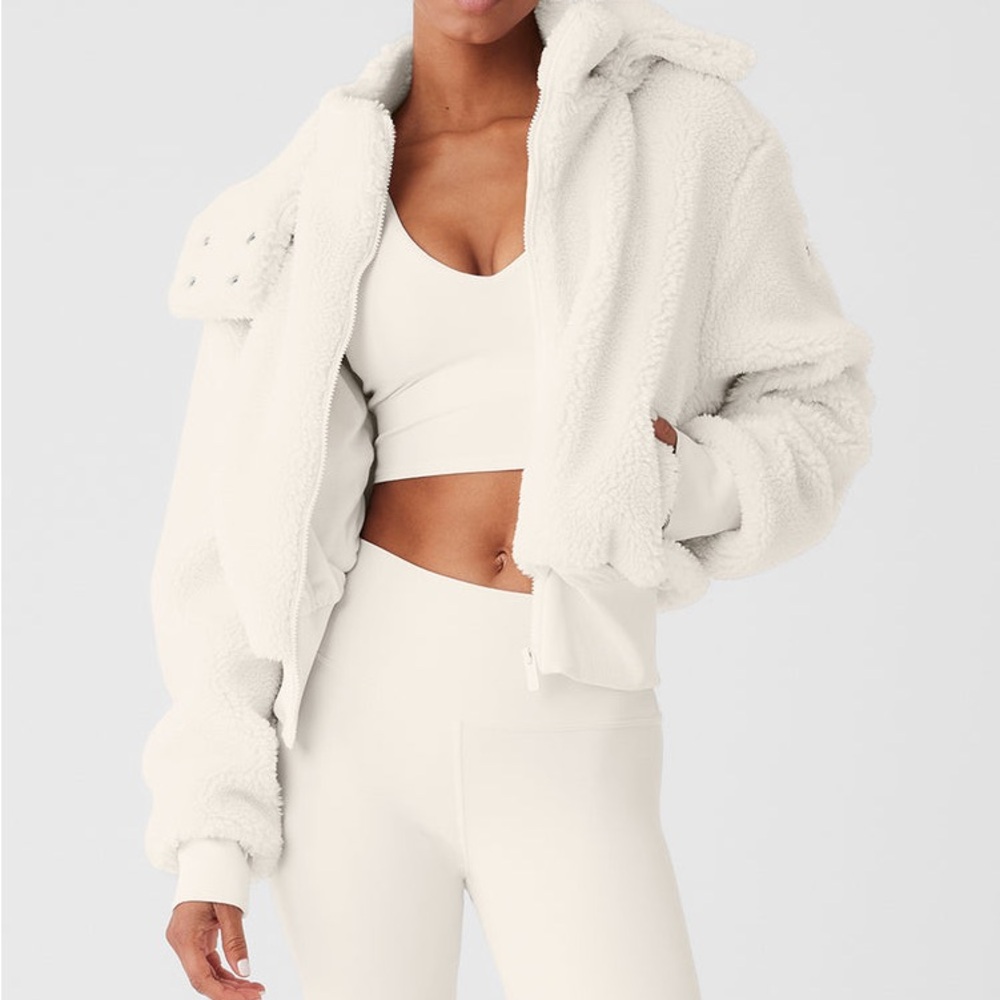 Alo Foxy Sherpa Jacket - Ivory